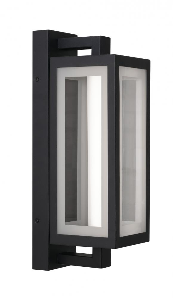 Blake 18&#39;&#39; Outdoor LED Sconce,20W,BK,Batt.