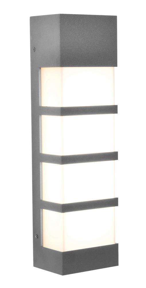 State 17&#39;&#39; Outdoor Sconce,120-277V,3000K,Grey