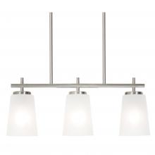 AFX Lighting, Inc. JNNP0523MBSN - Joanna 3 Light Linear Pendant