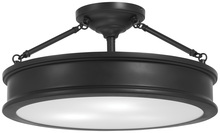 Minka-Lavery 4177-66A - HARBOUR POINT - 3 LIGHT LARGE SEMI FLUSH