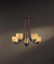 Minka-Lavery 685-14 - Five Light Brown Up Chandelier