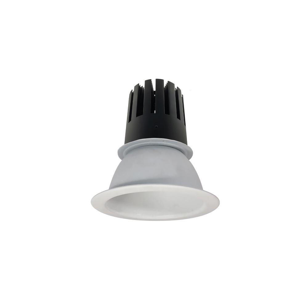 4&#34; Sapphire III Round Open Reflector, 4500lm, 4000K, Narrow Flood Optic, Matte Powder White