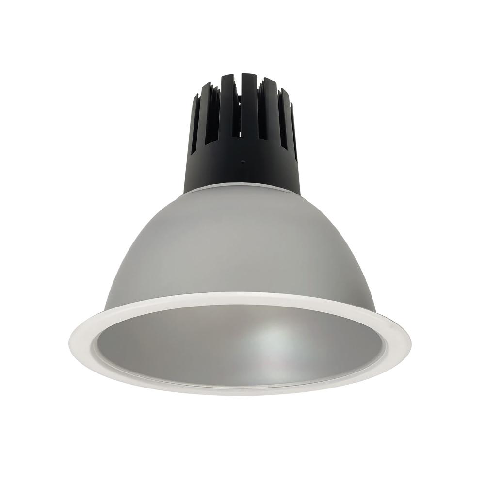 8&#34; Sapphire III Round Open Reflector, 2500lm, 3500K, Flood Optic, Haze Reflector/Matte Powder
