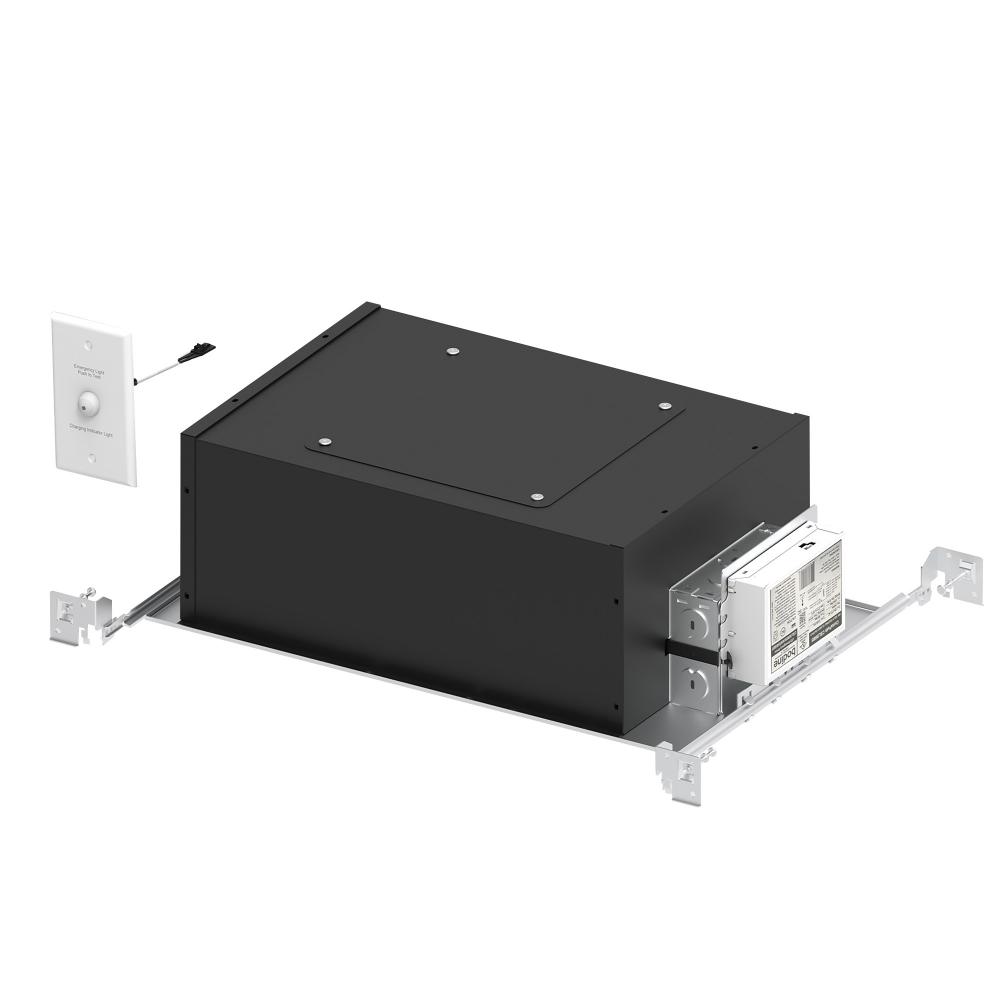 2&#34; Iolite LED Dedicated Chicago Plenum New Construction Housing w/ EM Driver, 20W, 120V-277V
