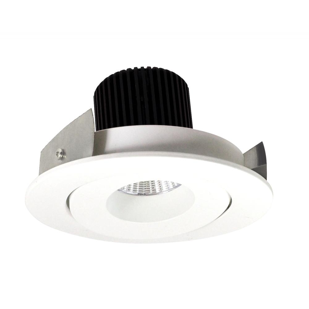 4&#34; Iolite LED Round Adjustable Gimbal, 800lm / 14W, 5000K, Matte Powder White Finish