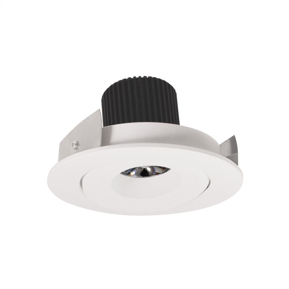 4&#34; Iolite LED Round Adjustable Gimbal, 10-Degree Optic, 850lm / 12W, 2700K, White Finish