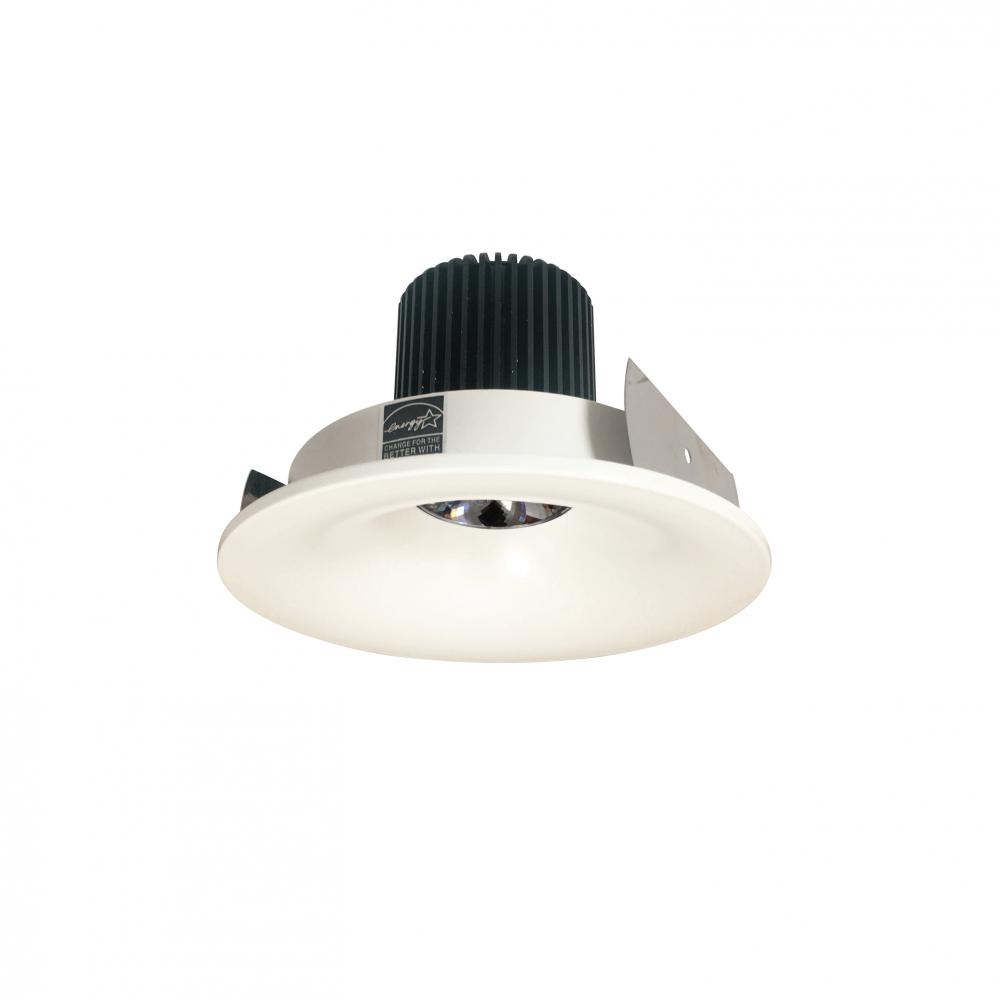 4&#34; Iolite LED Round Bullnose, 10-Degree Optic, 950lm / 12W, 2700K, White Finish