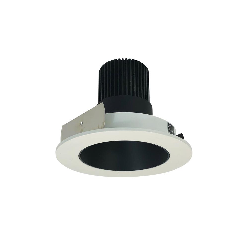 4&#34; Iolite LED Round Reflector, 1000lm / 14W, 5000K, Black Reflector / White Flange