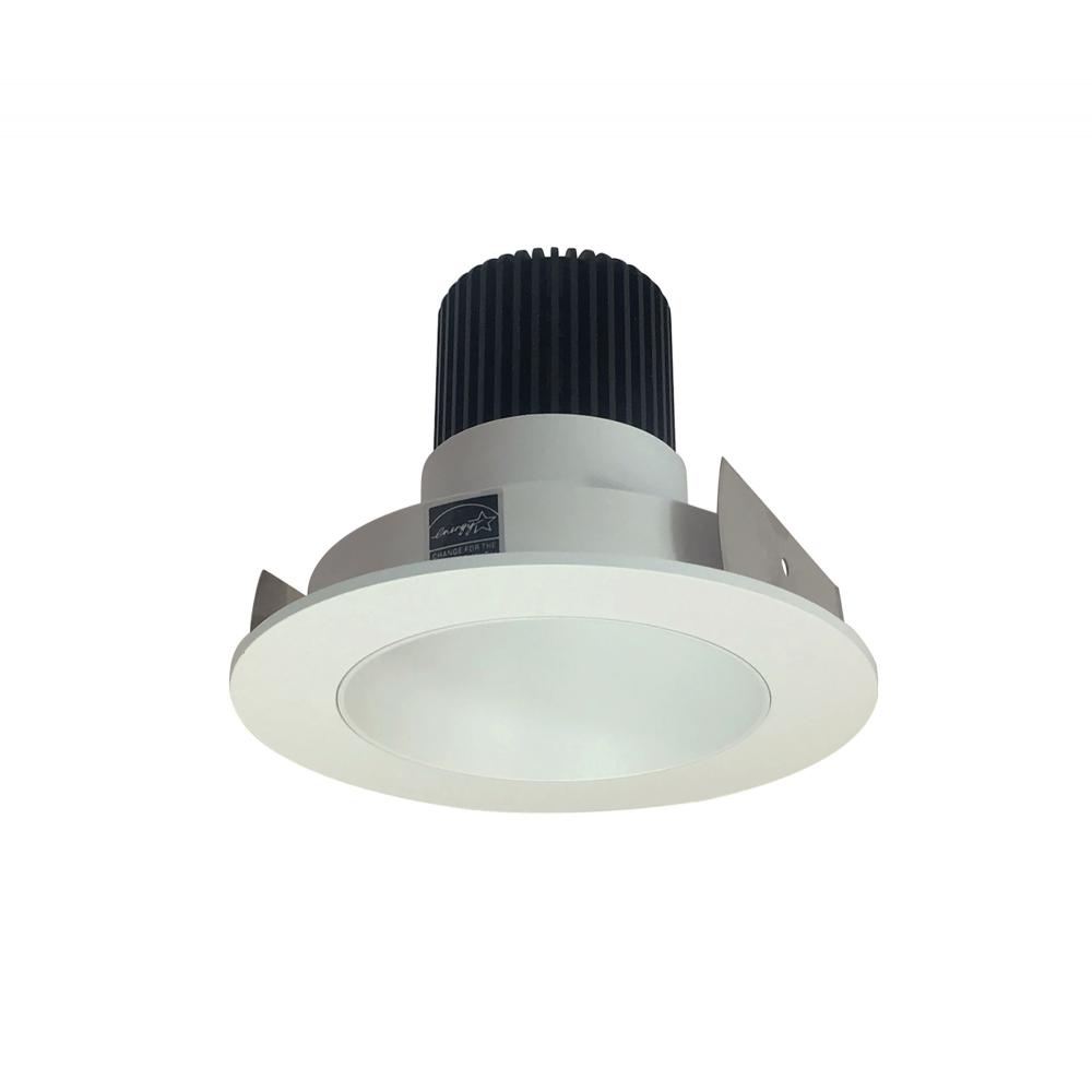 4&#34; Iolite LED Round Reflector, 1000lm / 14W, 2700K, White Reflector / White Flange