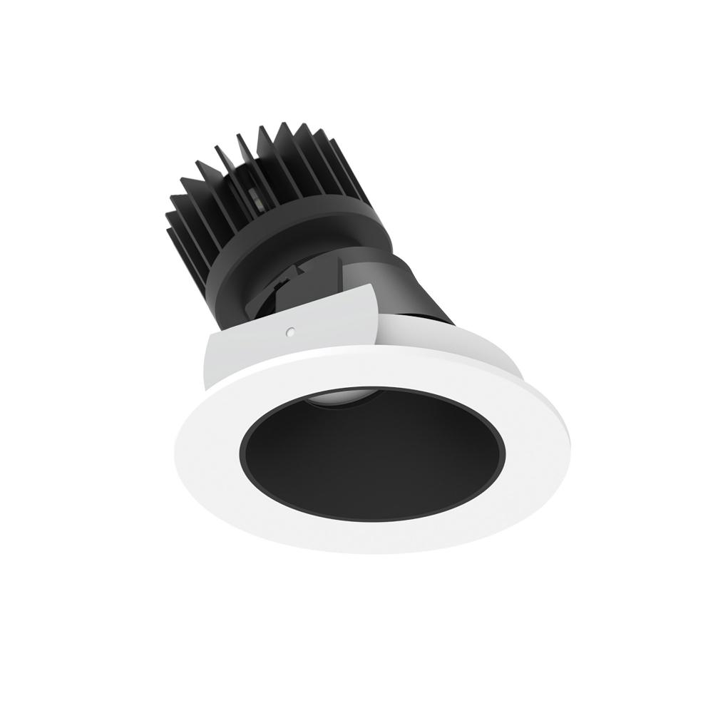4&#34; Iolite LED Round Adjustable Slot, 1500lm/2000lm (varies by housing), 3500K, Black Reflector /