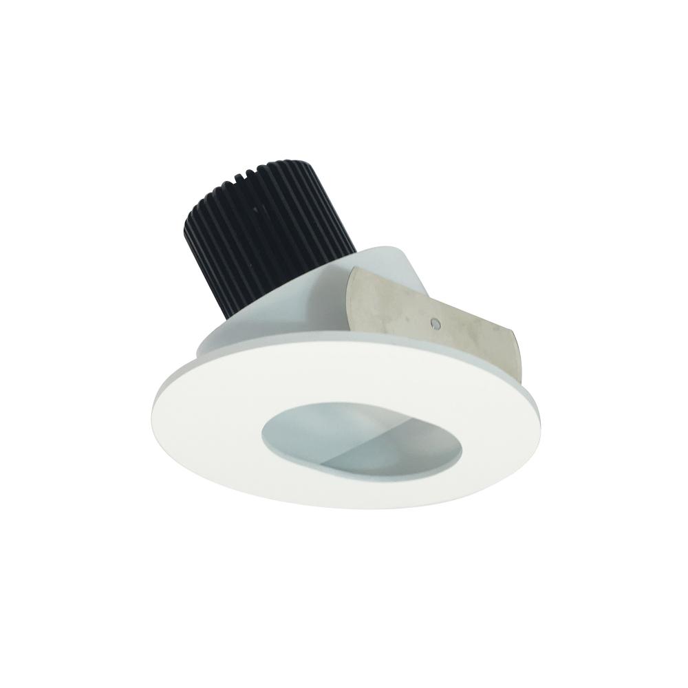 4&#34; Iolite LED Round Adjustable Slot Aperture, 10-Degree Optic, 750lm / 12W, 3500K, Matte Powder