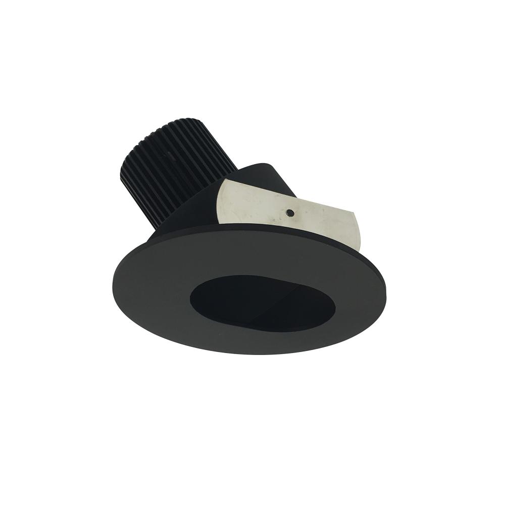 4&#34; Iolite LED Round Adjustable Slot Aperture, 10-Degree Optic, 750lm / 12W, 3000K, Black Slot