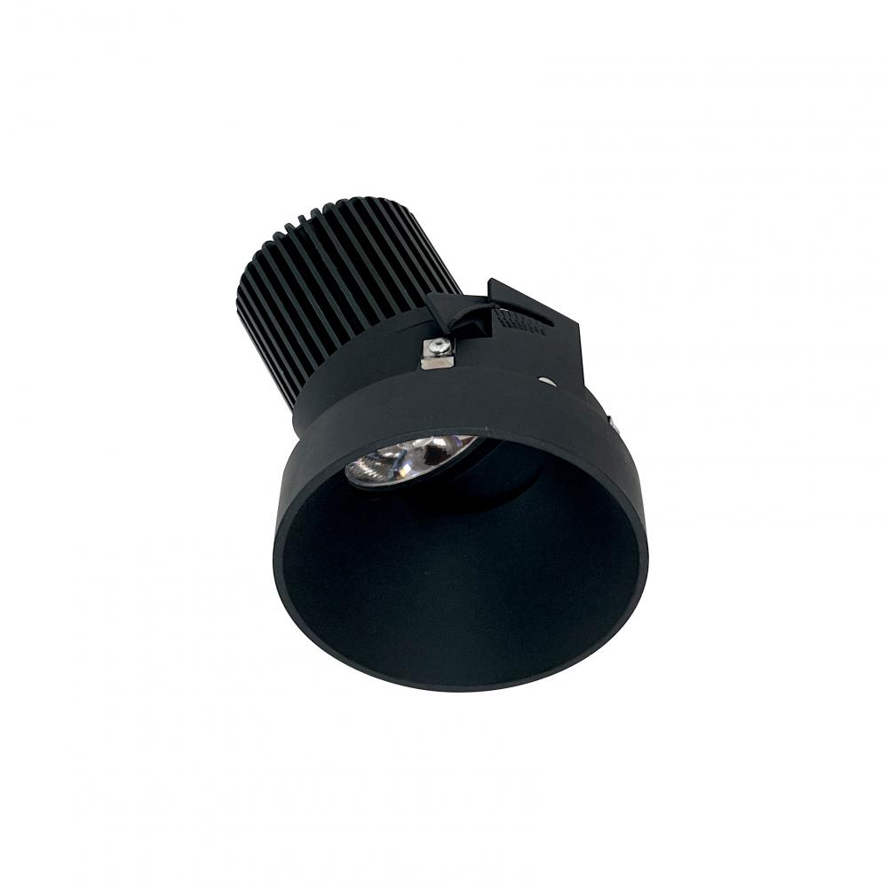 4&#34; Iolite LED Round Trimless Adjustable Slot, 10-Degree Optic, 850lm / 12W, 4000K, Black Finish