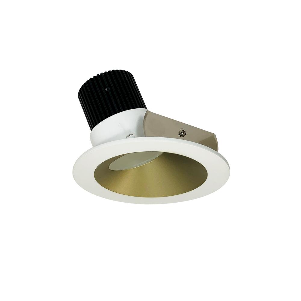 4&#34; Iolite LED Round Wall Wash, 1000lm / 14W, 3000K, Champagne Haze Reflector / Matte Powder