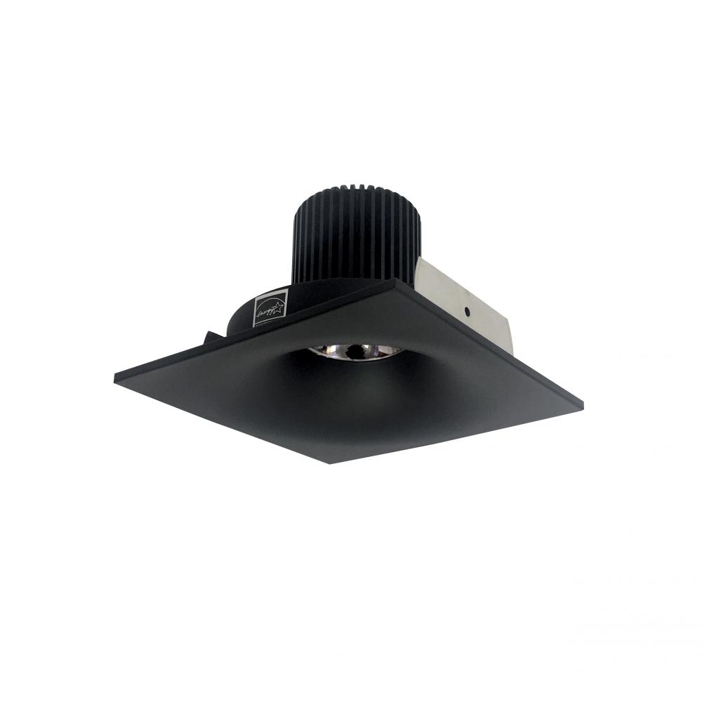 4&#34; Iolite LED Square Bullnose, 10-Degree Optic, 950lm / 12W, 2700K, Black Finish