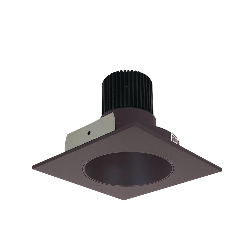 4&#34; Iolite LED Square Reflector with Round Aperture, 10-Degree Optic, 850lm / 12W, 4000K, Bronze