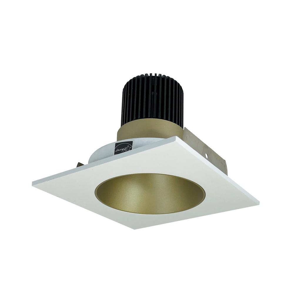 4&#34; Iolite LED Square Reflector with Round Aperture, 10-Degree Optic, 850lm / 12W, 3000K,