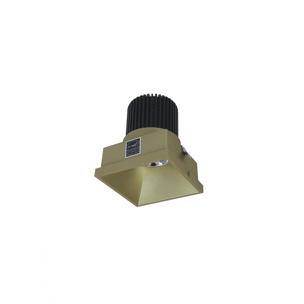 4&#34; Iolite LED Square Trimless Downlight, 10-Degree Optic, 850lm / 12W, 4000K, Champagne Haze
