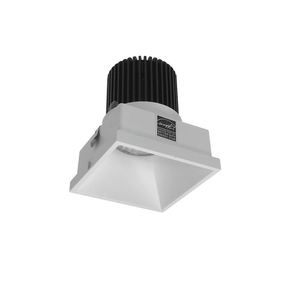 4&#34; Iolite LED Square Trimless Downlight, 1000lm / 14W, 3000K, Matte Powder White Finish