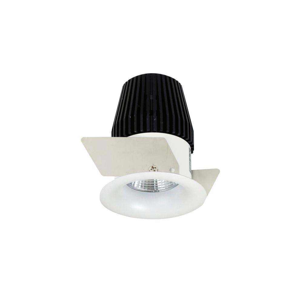 1&#34; Iolite LED NTF Round Bullnose, 600lm, 2700K, Matte Powder White finish