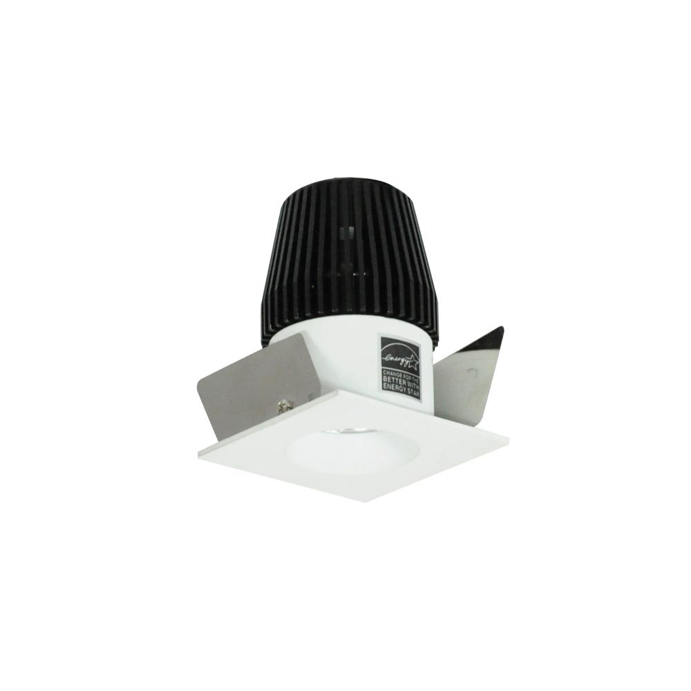 1&#34; Iolite LED NTF Square Reflector with Round Aperture, 600lm, 4000K, Matte Powder White