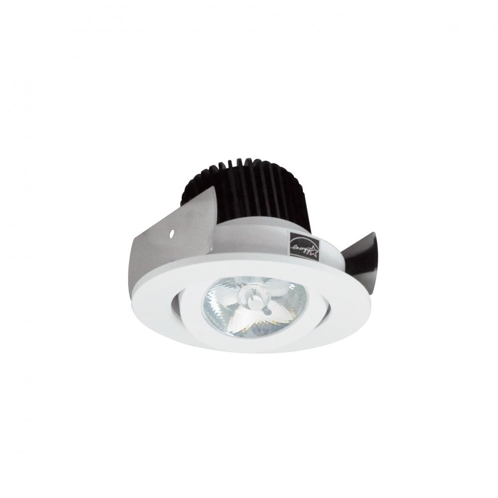 2&#34; Iolite LED Round Adjustable Gimbal, 10-Degree Optic, 850lm / 12W, 3500K, Matte Powder White