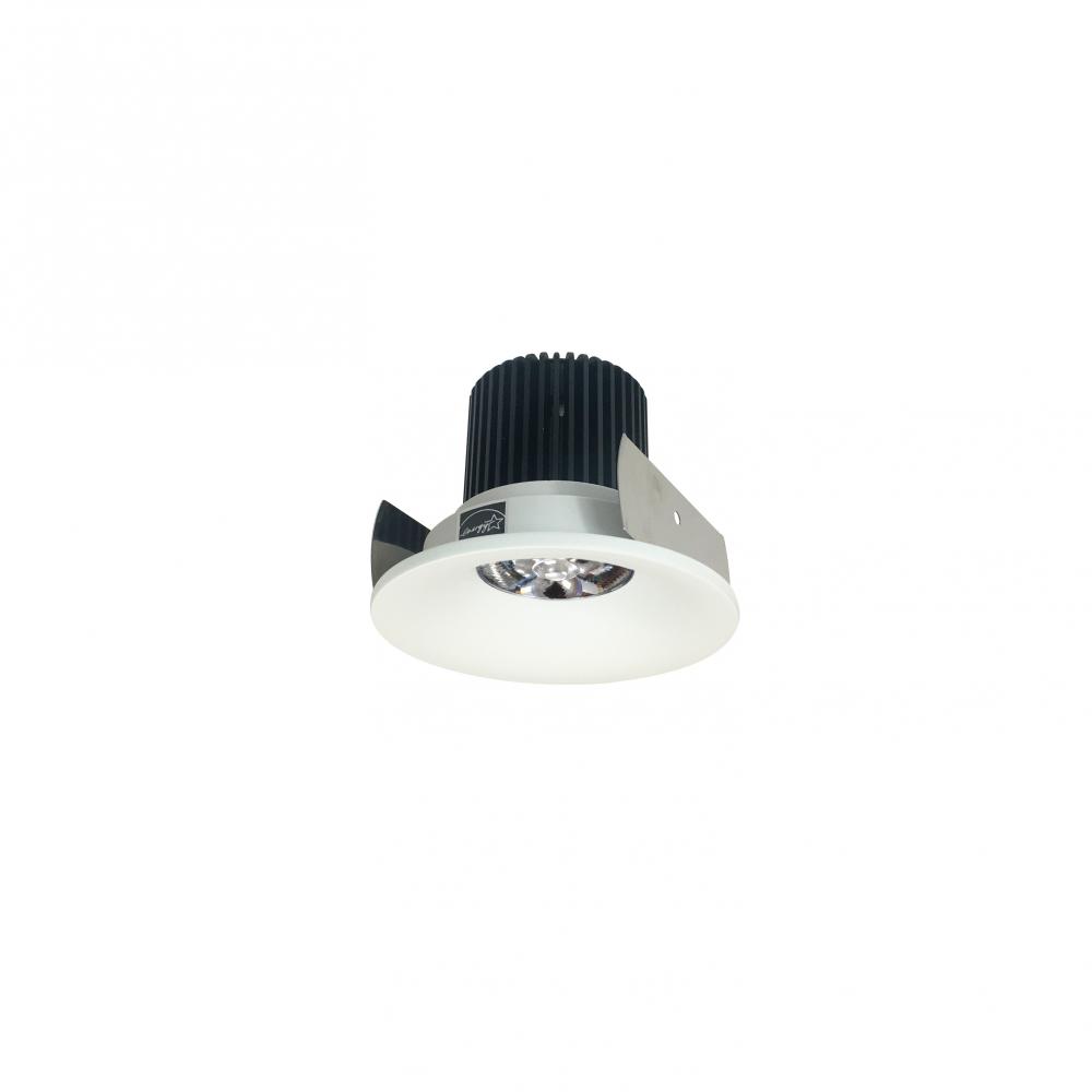 2&#34; Iolite LED Round Bullnose, 10-Degree Optic, 850lm / 12W, 2700K, Matte Powder White Finish