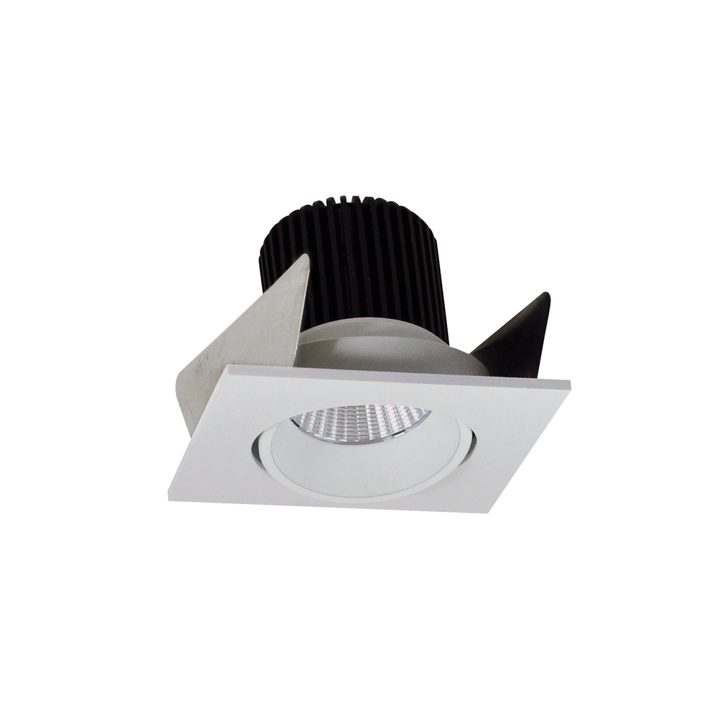 2&#34; Iolite LED Square Adjustable Cone Reflector, 1000lm / 14W, 2700K, White Reflector / White