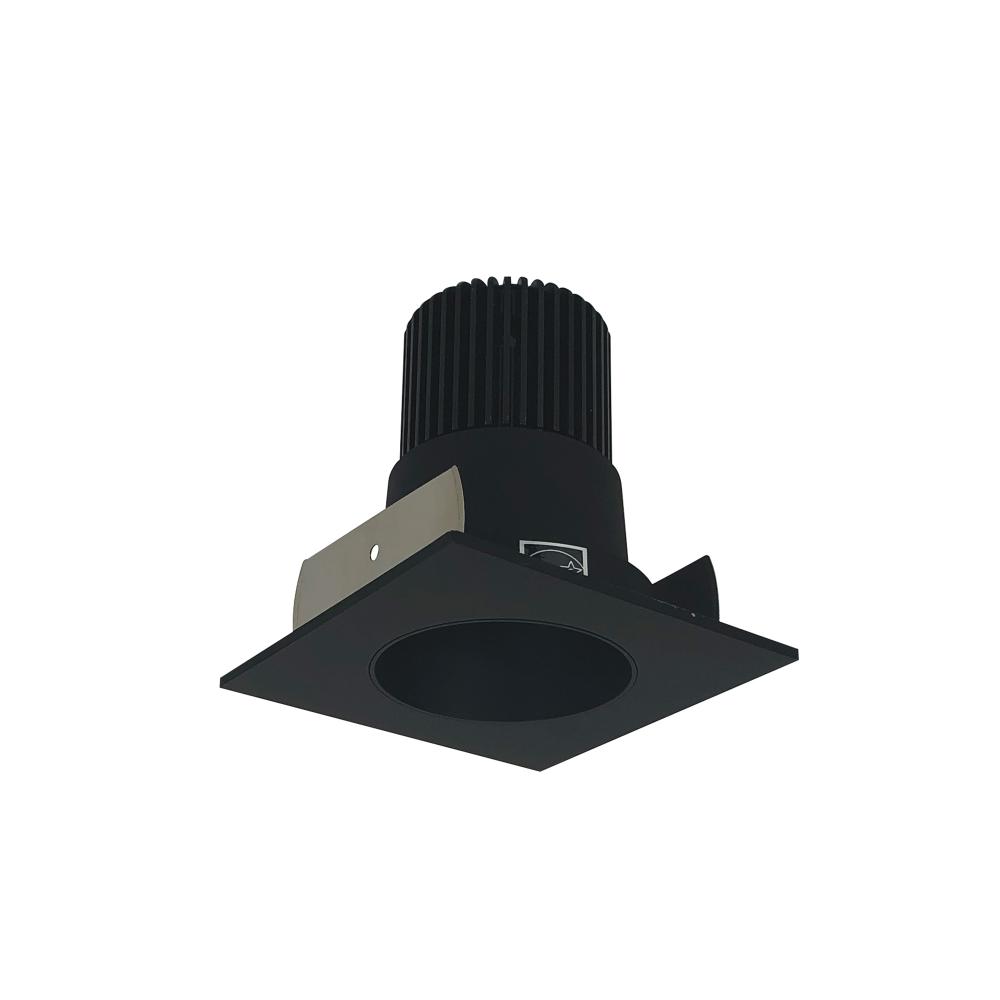 2&#34; Iolite LED Square Reflector with Round Aperture, 10-Degree Optic, 800lm / 12W, 2700K, Black