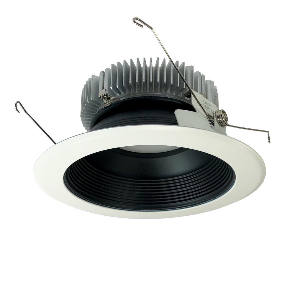 6&#34; Cobalt Dedicated High Lumen Baffle, 2000lm, Comfort Dim, Black Baffle / White Flange