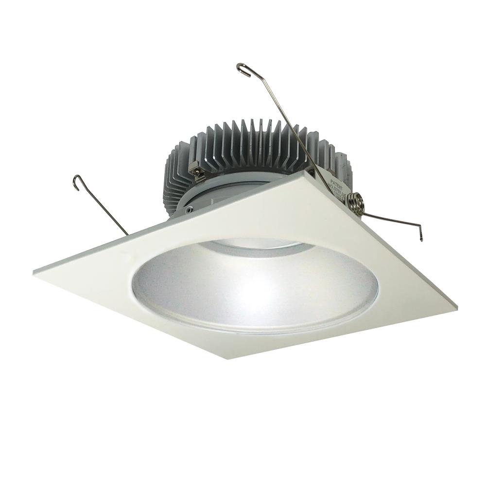 6&#34; Cobalt Dedicated High Lumen Square/Round, 2000lm, Comfort Dim, Haze Reflector / White Flange