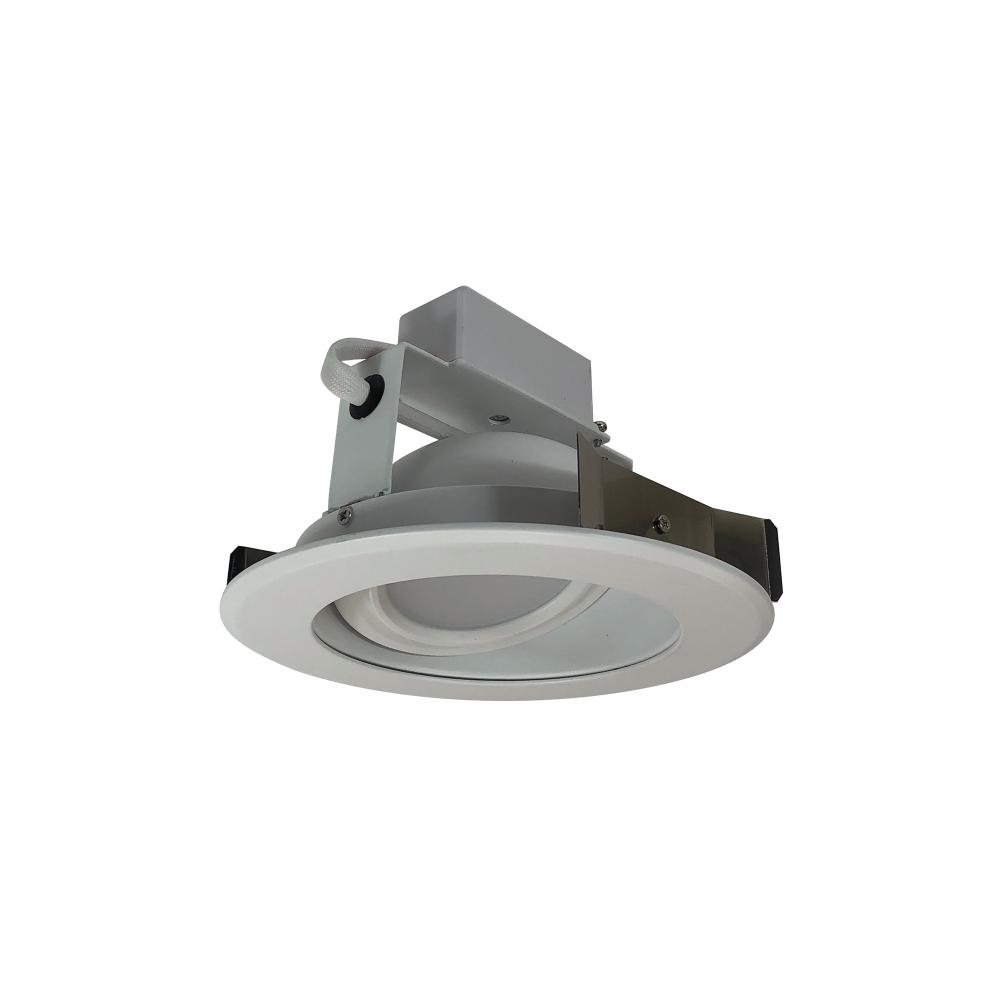 5&#34; Cobalt Adjustable LED Retrofit, 1200lm / 14W, 4000K, White Reflector / White Flange