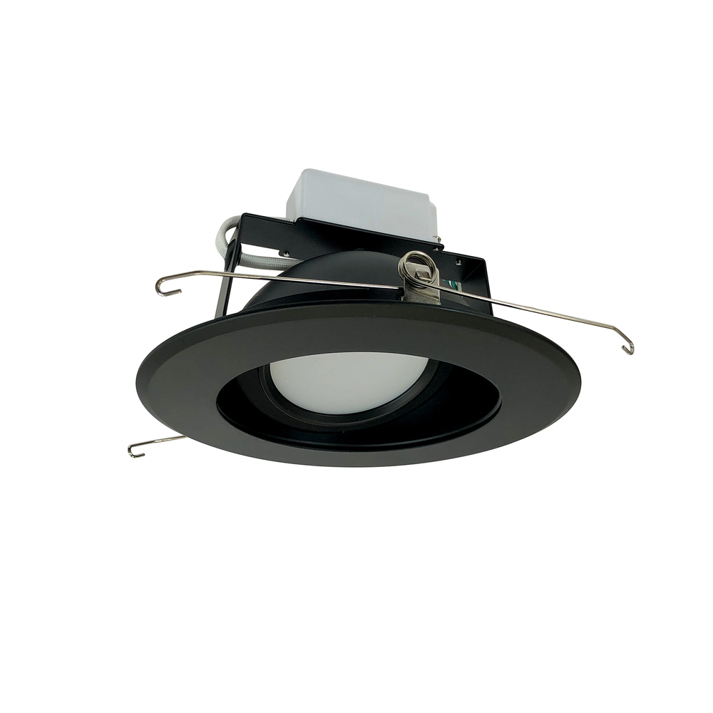 6&#34; Cobalt Adjustable LED Retrofit, 1200lm / 14W, 3000K, Black Reflector / Black Flange