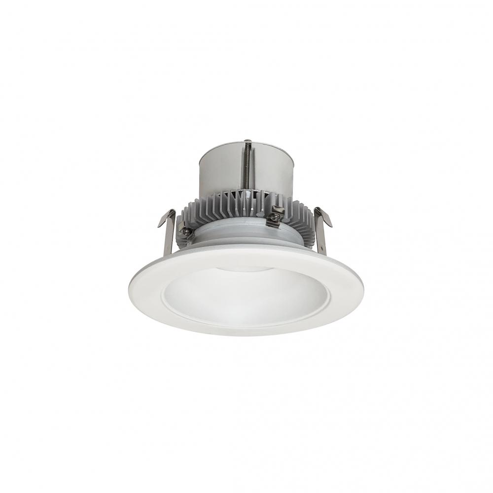 4&#34; Cobalt Click Round Retrofit Reflector, 1000lm / 12W, 3500K, Matte Powder White Reflector /