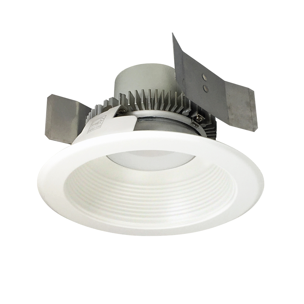 5&#34; Cobalt Click Round Retrofit Baffle, 1000lm / 12W, 3000K, Matte Powder White Baffle / Matte