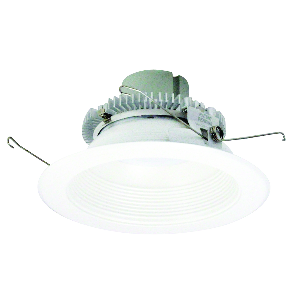 6&#34; Cobalt Click Round Retrofit Baffle, 1000lm / 12W, 2700K, Matte Powder White Baffle / Matte