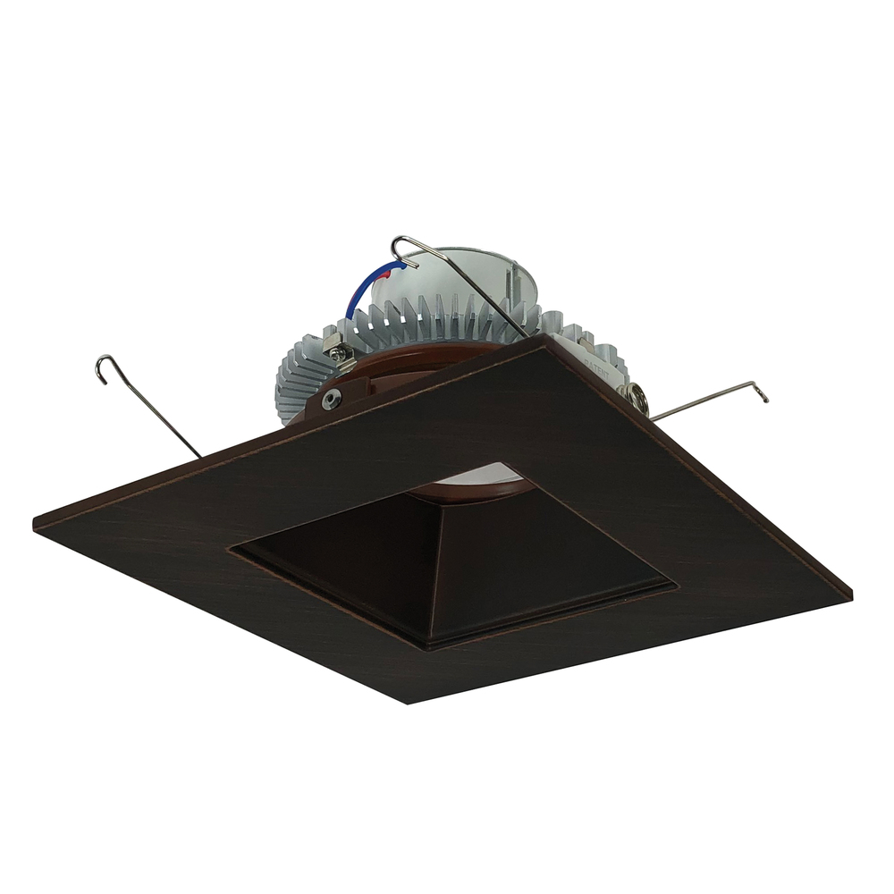 6&#34; Cobalt Click Square Retrofit Reflector with Square Aperture, 750lm / 10W, 3500K, Bronze