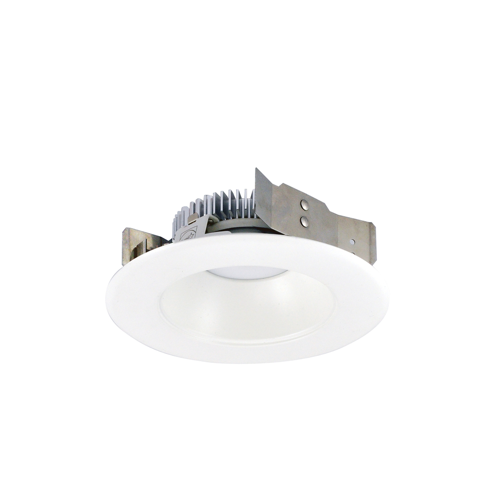 4&#34; Cobalt Shallow High Lumen LED Trim, Round Reflector, 1250lm, 3500K, Matte Powder White