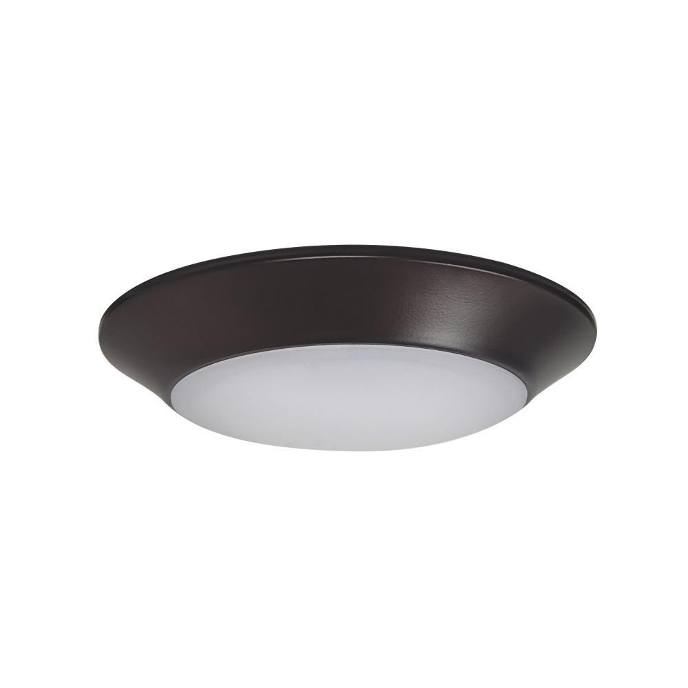 4&#34; AC Opal LED Surface Mount, 700lm / 10W, Selectable CCT, Bronze finish