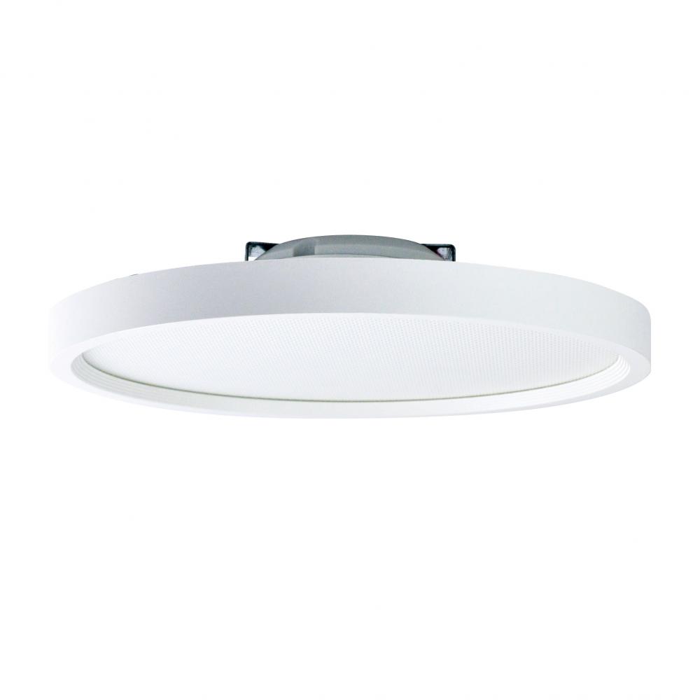 7&#34; SURF Round LED Surface Mount, 1100lm / 14W, 3500K, White finish