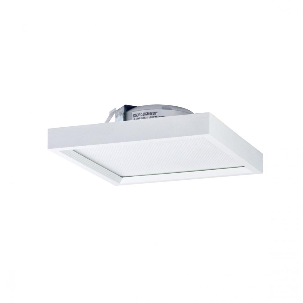 4&#34; SURF Square LED Surface Mount, 750lm / 11W, 3000K, White finish