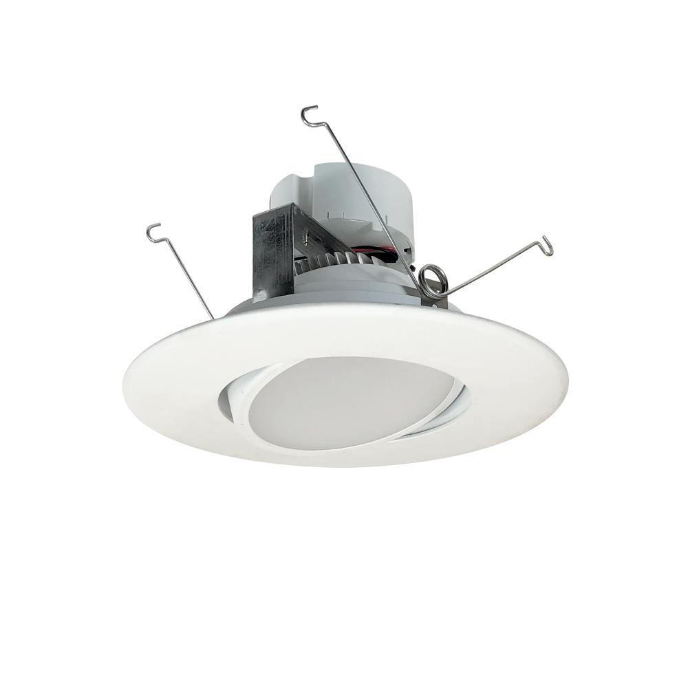 5&#34;/6&#34; Onyx LED Adjustable Retrofit, 800lm / 12.5W, 3000K, White finish