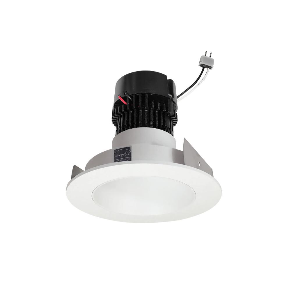 4&#34; Pearl Low Voltage LED Round Retrofit Reflector, 1150lm / 11W, 3500K, White Reflector / White