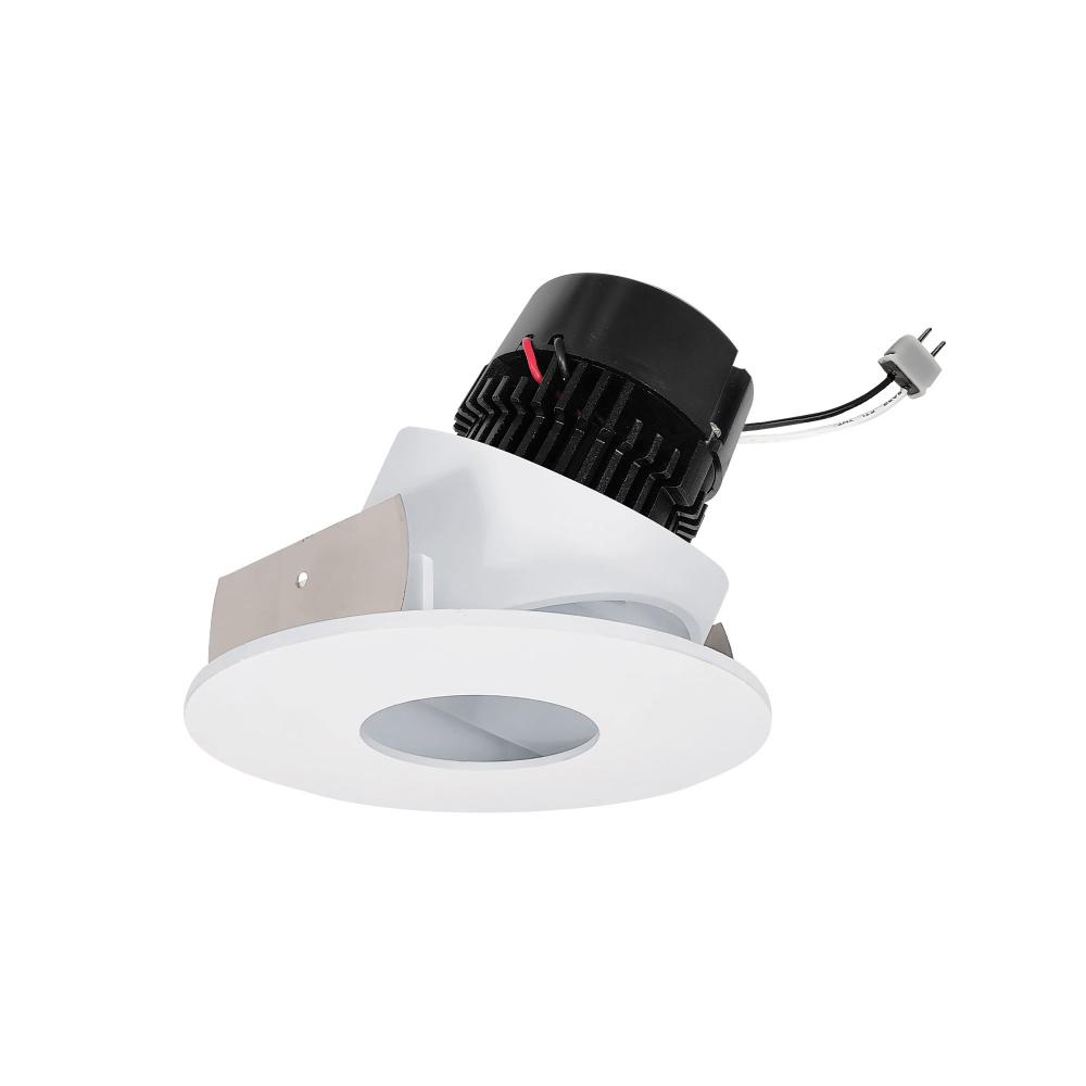 4&#34; Pearl Low Voltage LED Round Adjustable Pinhole Retrofit, 600lm / 11W, Comfort Dim, White