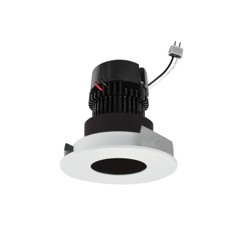 4&#34; Pearl Low Voltage LED Round Pinhole Retrofit, 550lm / 11W, Comfort Dim, Black Pinhole / Matte