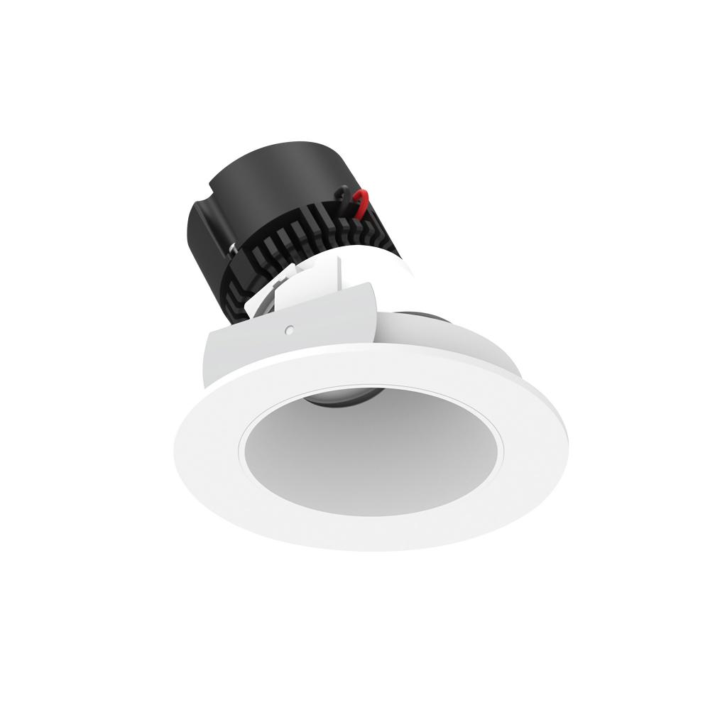 4&#34; Pearl Low Voltage LED Round Adjustable Slot Retrofit, 1050lm / 11W, 3500K, Matte Powder White