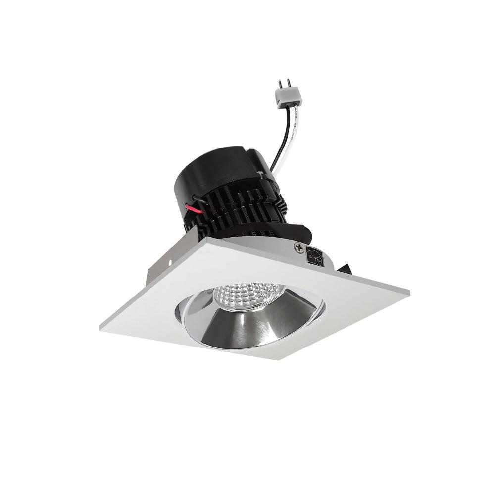 4&#34; Pearl Low Voltage LED Square Adjustable Cone Retrofit, 1200lm / 11W, 4000K, Specular Clear