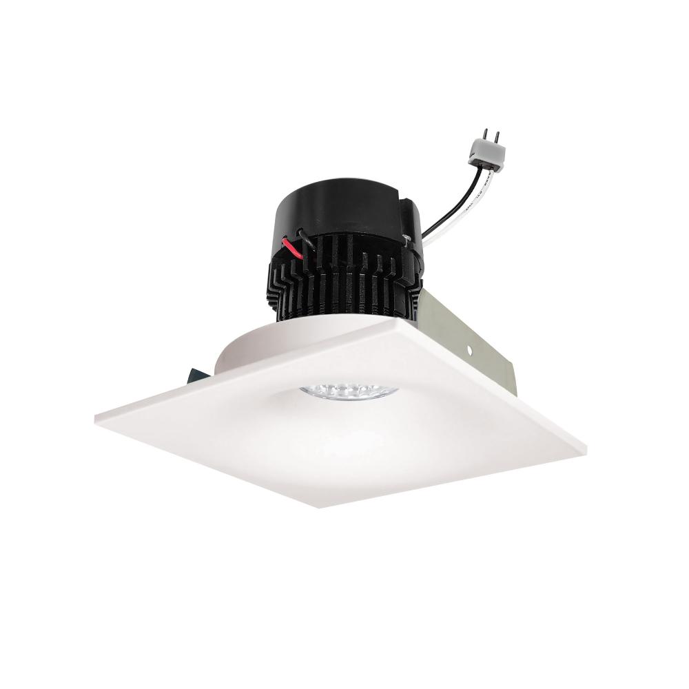 4&#34; Pearl Low Voltage LED Square Bullnose Retrofit, 1200lm / 11W, 2700K, White Finish
