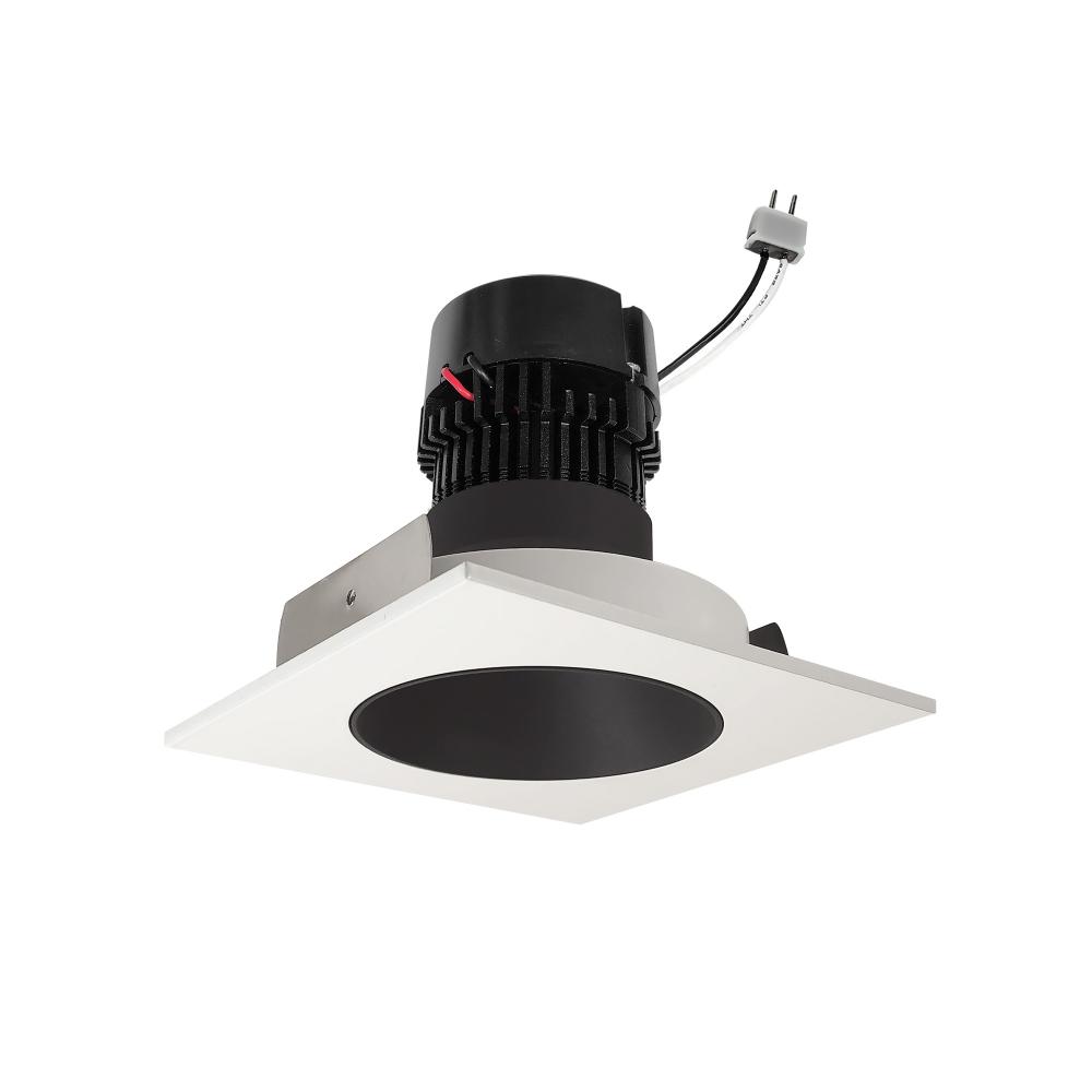 4&#34; Pearl Low Voltage LED Square Retrofit Reflector with Round Aperture, 1150lm / 11W, 2700K,