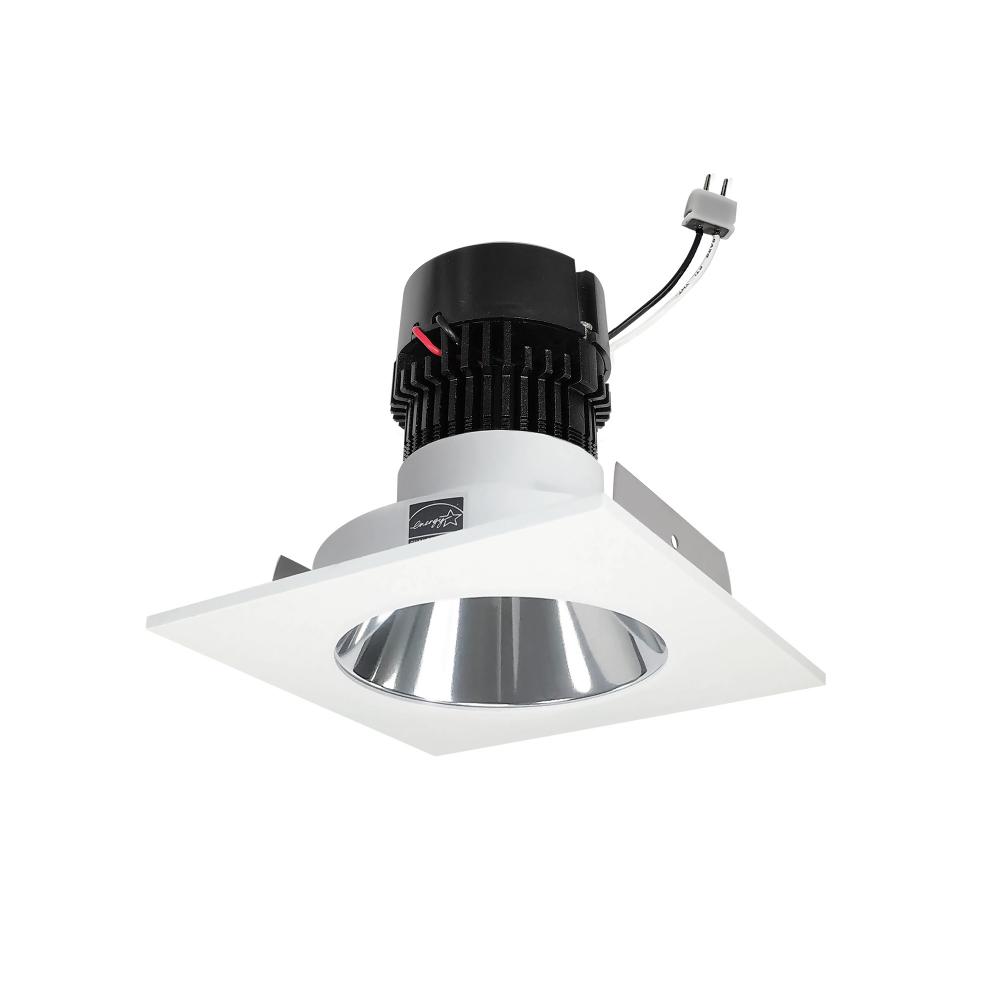4&#34; Pearl Low Voltage LED Square Retrofit Reflector with Round Aperture, 1150lm / 11W, 2700K,